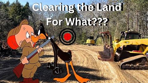 Land Clearing with Excavator and Skid Steer for Shooting Range